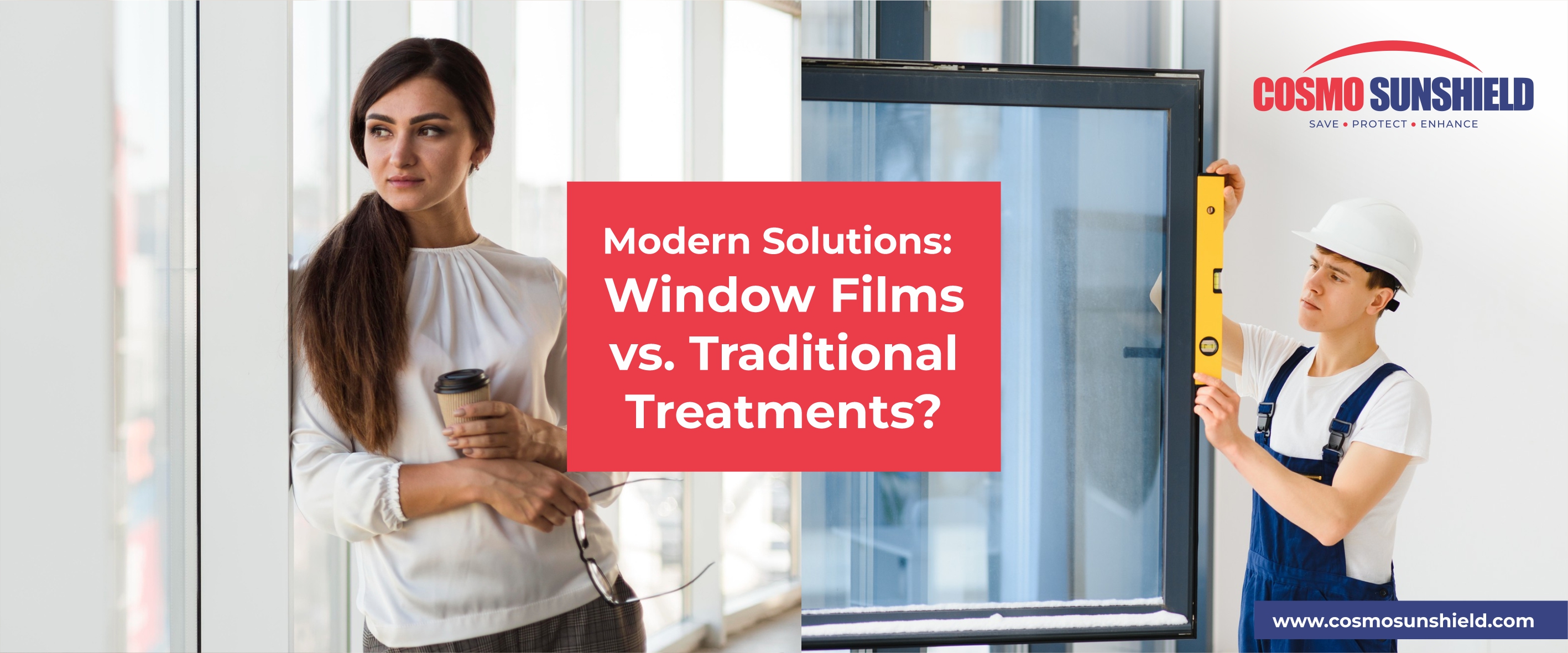 Solutions modernes : Films pour fenêtres vs. traitements traditionnels
